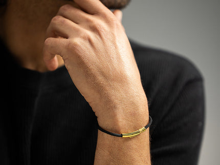 Noir Doré Bracelet
