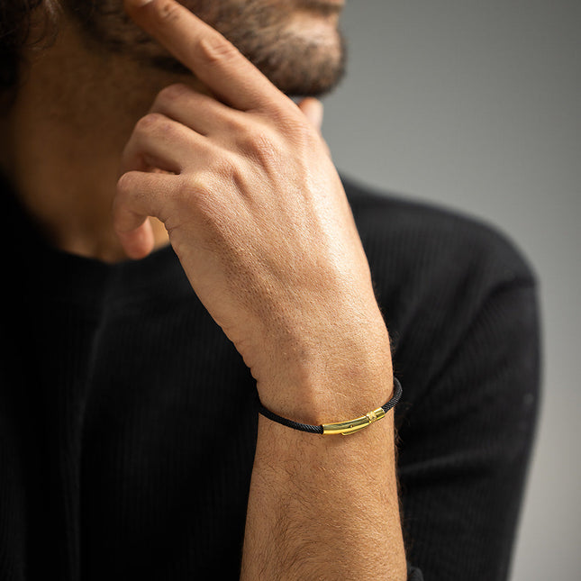 Noir Doré Bracelet