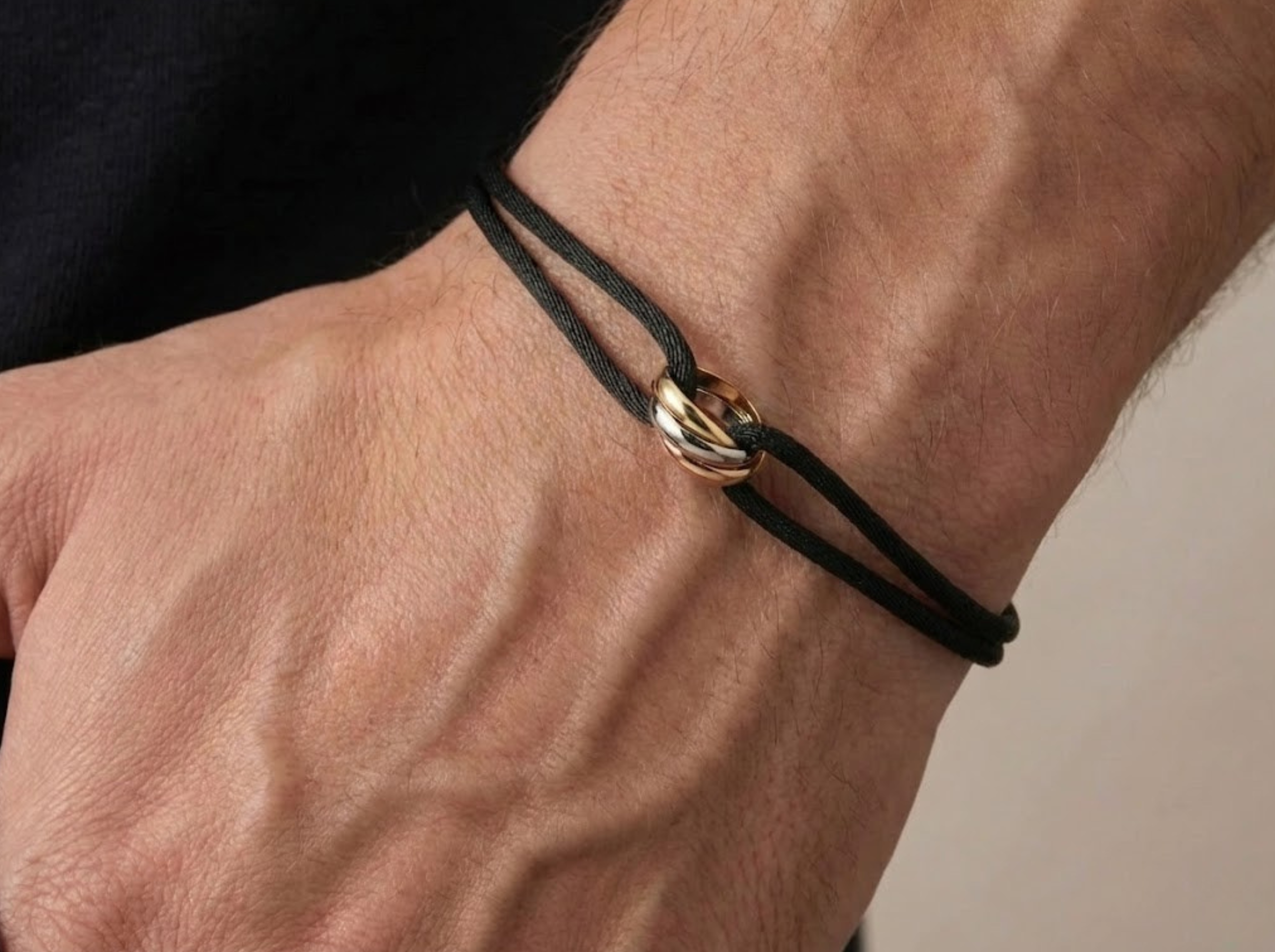 Trinity Cord Bracelet - Satin Bracelet Unisex | Luxière
